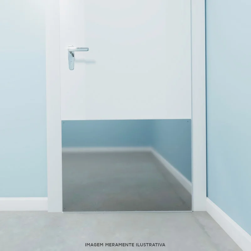Chapa de proteção de porta em aço inox