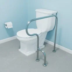 barra de apoio fixa no piso