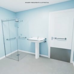 Adaptação básica de banheiros PNE